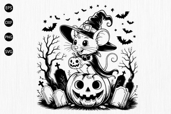 Download Halloween Mouse Svg, Spooky Mouse Svg - Spooky Collection