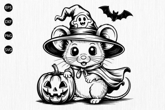 Download Halloween Mouse Svg, Spooky Mouse Svg - Spooky Collection