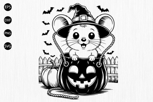 Download Halloween Mouse Svg, Spooky Mouse Svg - Spooky Collection