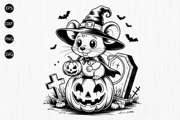 Download Halloween Mouse Svg, Spooky Mouse Svg - Spooky Collection