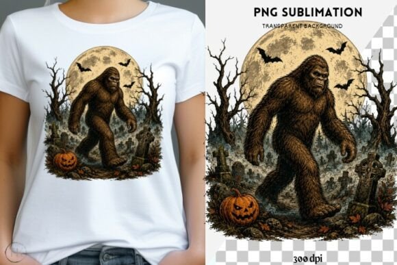 Download Bigfoot Halloween PNG | Spooky Sasquatch - Spooky Collection