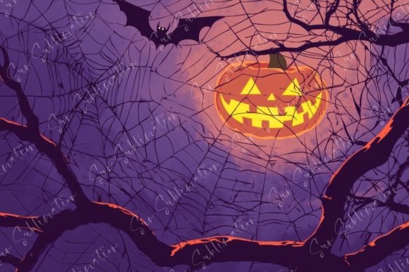 Download Spooky Halloween Night Background - Spooky Collection
