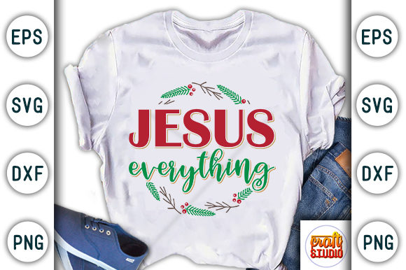 Download Christmas Quote Design, Jesus Everything - Premium Resources