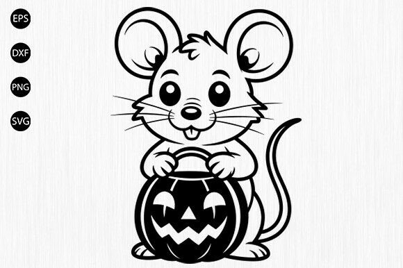 Download Halloween Mouse Svg, Spooky Mouse Svg - Spooky Collection