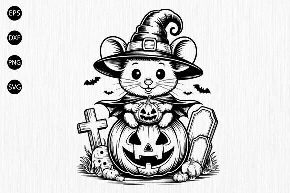 Download Halloween Mouse Svg, Spooky Mouse Svg - Spooky Collection