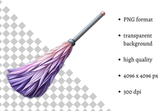 Download Pastel Pink Halloween Broom PNG Clipart - Broom Collection