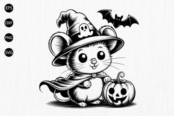 Download Halloween Mouse Svg, Spooky Mouse Svg - Spooky Collection