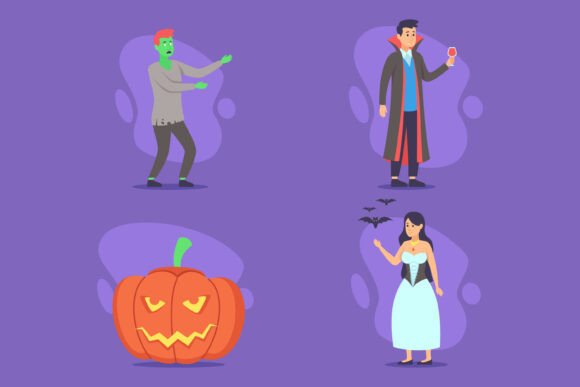Download Spooky Halloween Decor and Characters - Spooky Collection