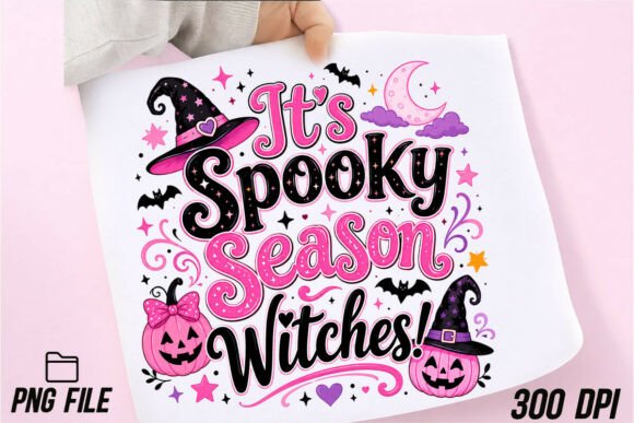 Download Pink Halloween Witch It’s Spooky Season - Spooky Collection