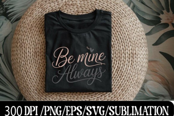 Download Be Mine Always Romantic Quote Design - Quote design Collection