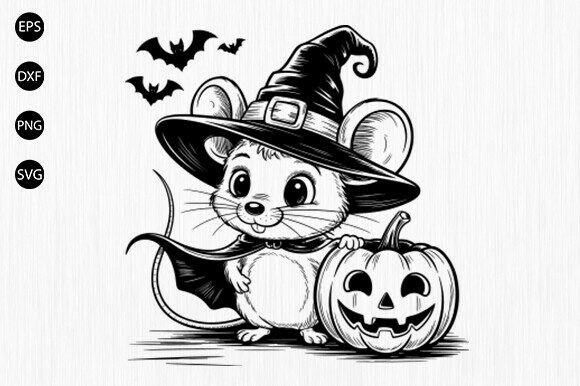 Download Halloween Mouse Svg, Spooky Mouse Svg - Spooky Collection