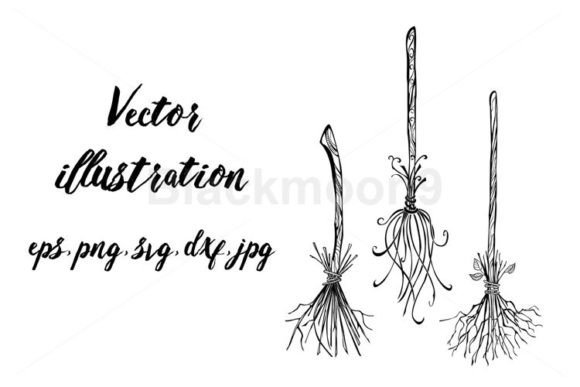 Download Contour Broom Witch - Broom Collection