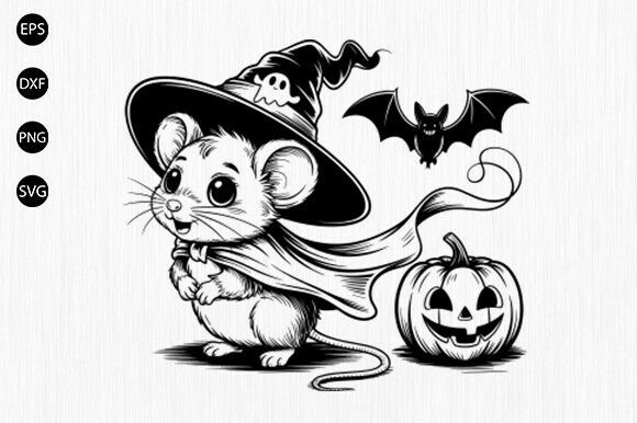 Download Halloween Mouse Svg, Spooky Mouse Svg - Spooky Collection