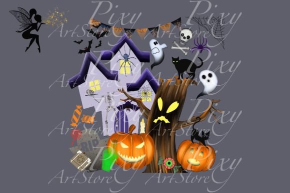 Download 23 PNG Halloween Clipart, Spooky Clipart - Spooky Collection