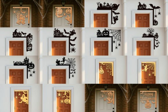 Download Laser Cut Halloween Door Corner Bundle - Premium Resources