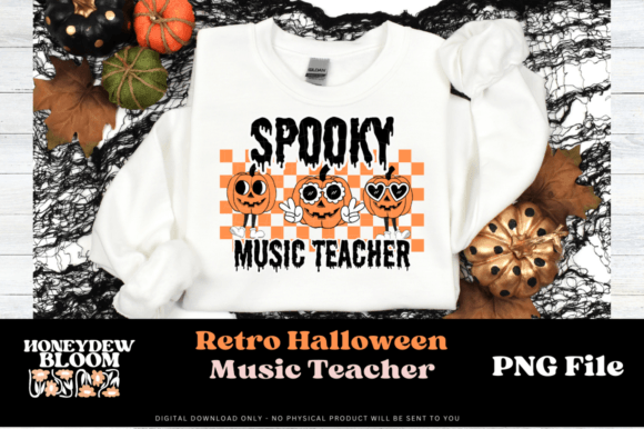 Download Retro Halloween Spooky Music Teacher - Spooky Collection