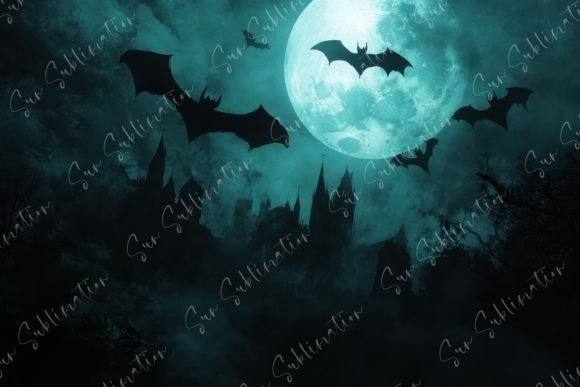 Download Spooky Night Castle Background - Spooky Collection