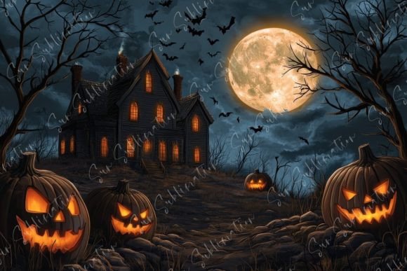 Download Spooky Halloween Night Background - Spooky Collection